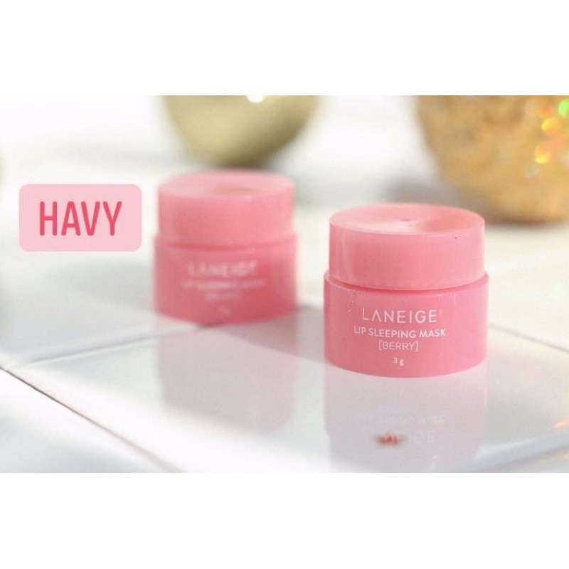 Mặt Nạ Ngủ Môi Laneige Lip Sleeping Mask Berry 3g - Dưỡng Ẩm Và Làm Mềm Môi