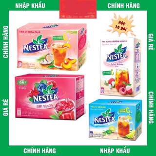 TRÀ NESTEA 4 VỊ CHANH - TRÀ SỮA - VIỆT QUẤT&HOA HIBISCUS - TRÀ VẢI