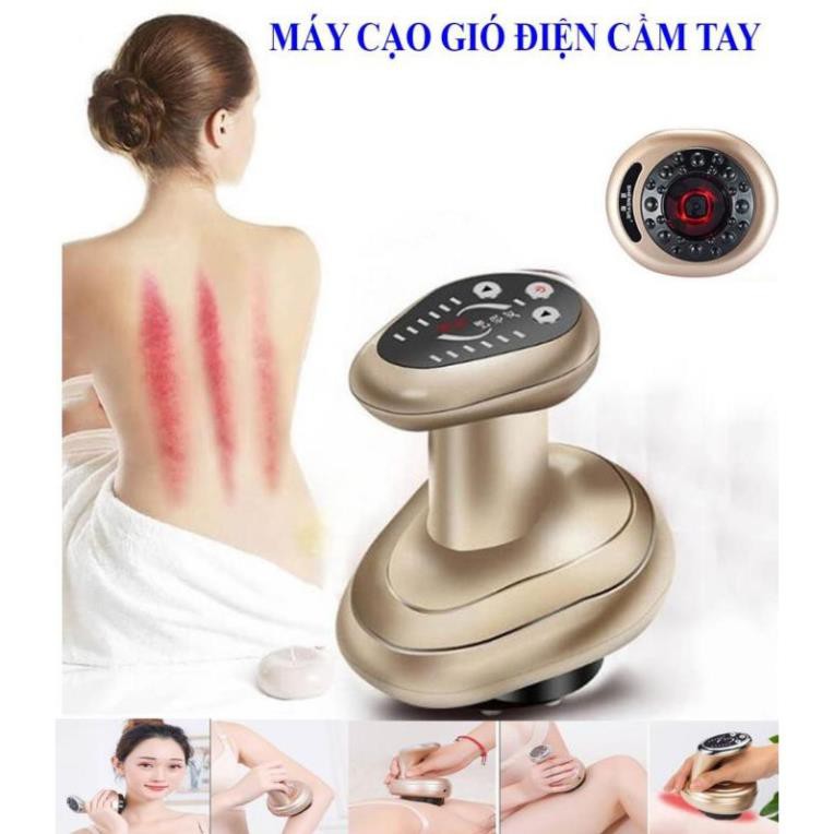 Máy Massage Cầm Tay kiêm chức năng cạo gió trị cảm hiệu quả