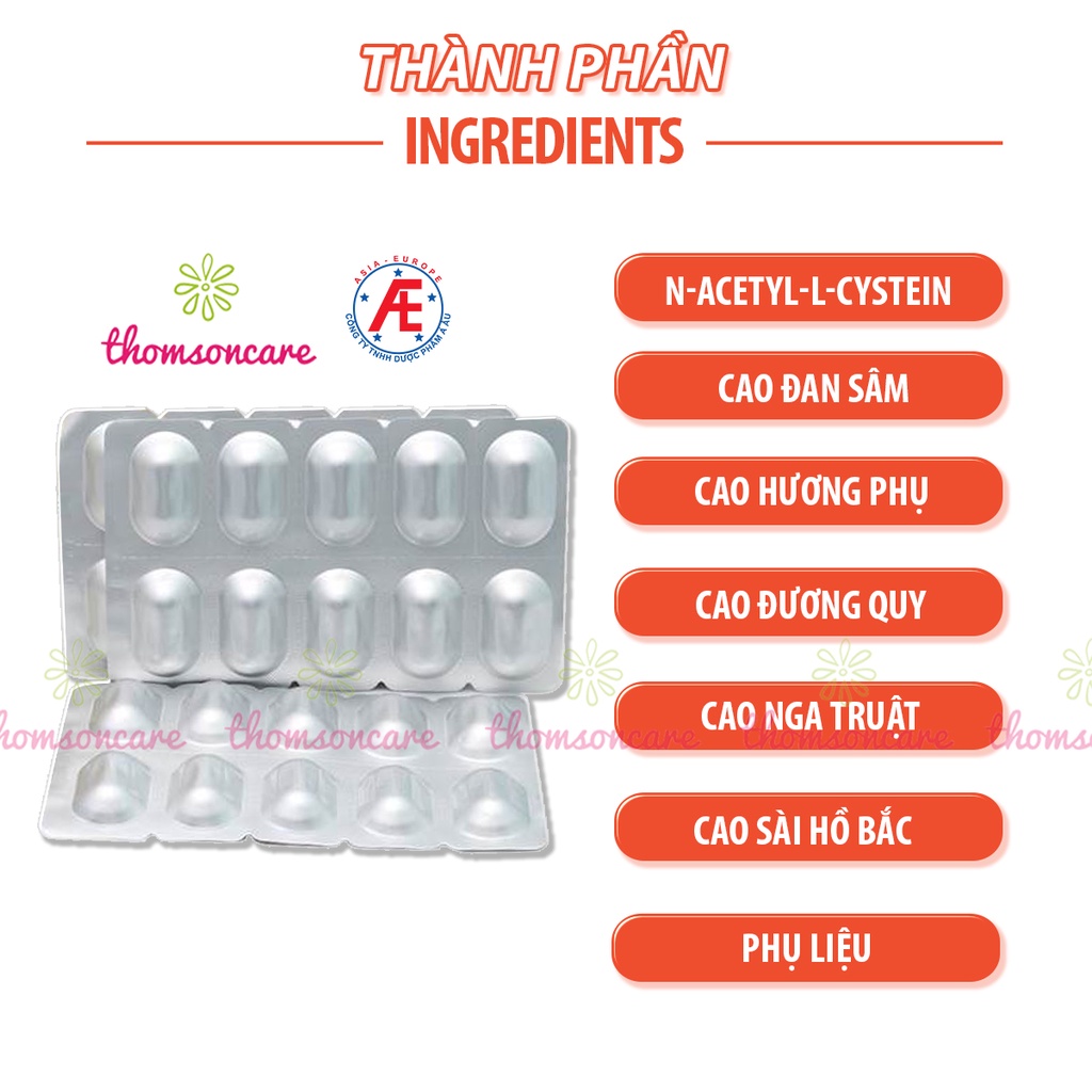 Phụ lạc cao Ex combo 6 tặng 1 - Hỗ trợ ổn định kinh nguyệt, điều hòa hết đau bụng kinh từ cao đan sâm và thảo dược