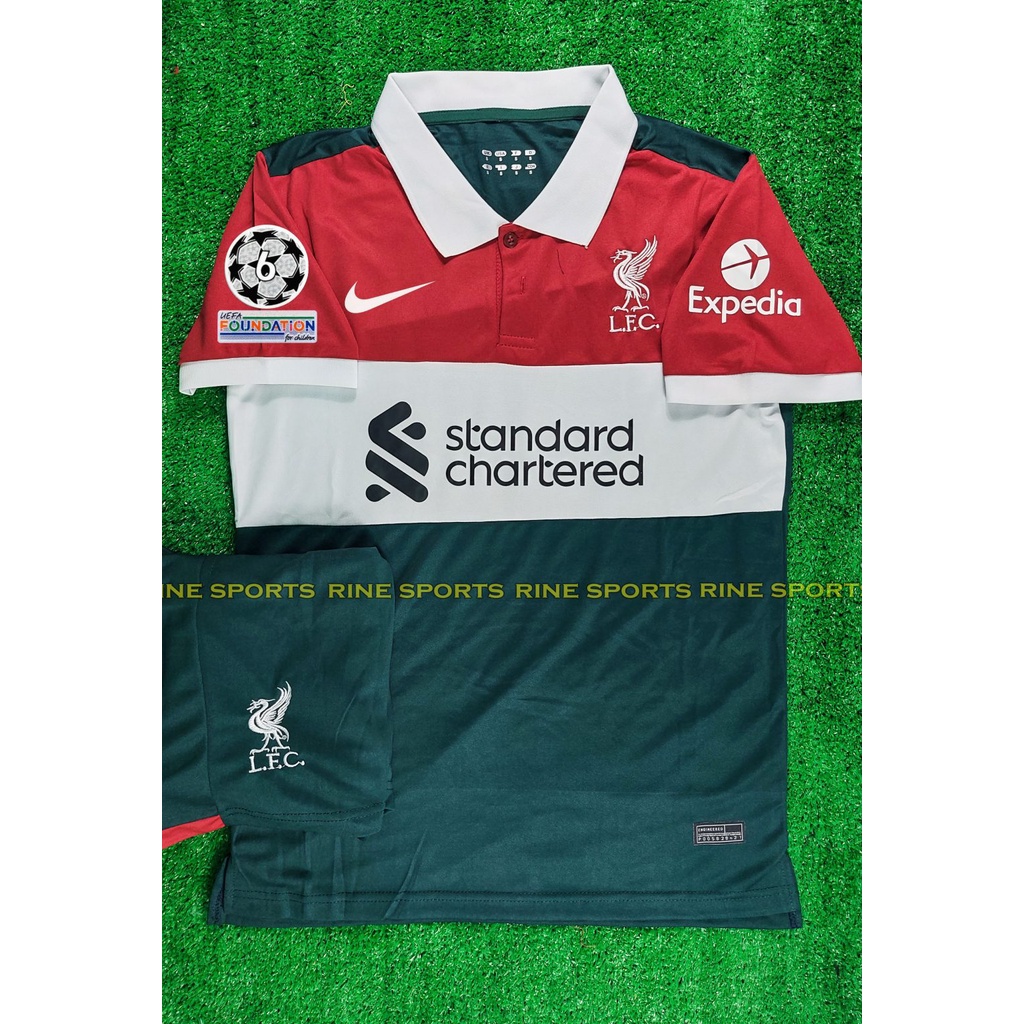 Bộ áo bóng đá Liver ( Liverpool ) có túi Super hàng thailand 2022-2023 Giống thi đấu