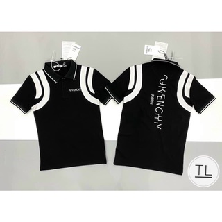 Áo Polo Gvc phối vai chữ dọc thêu cực đẹp 2021