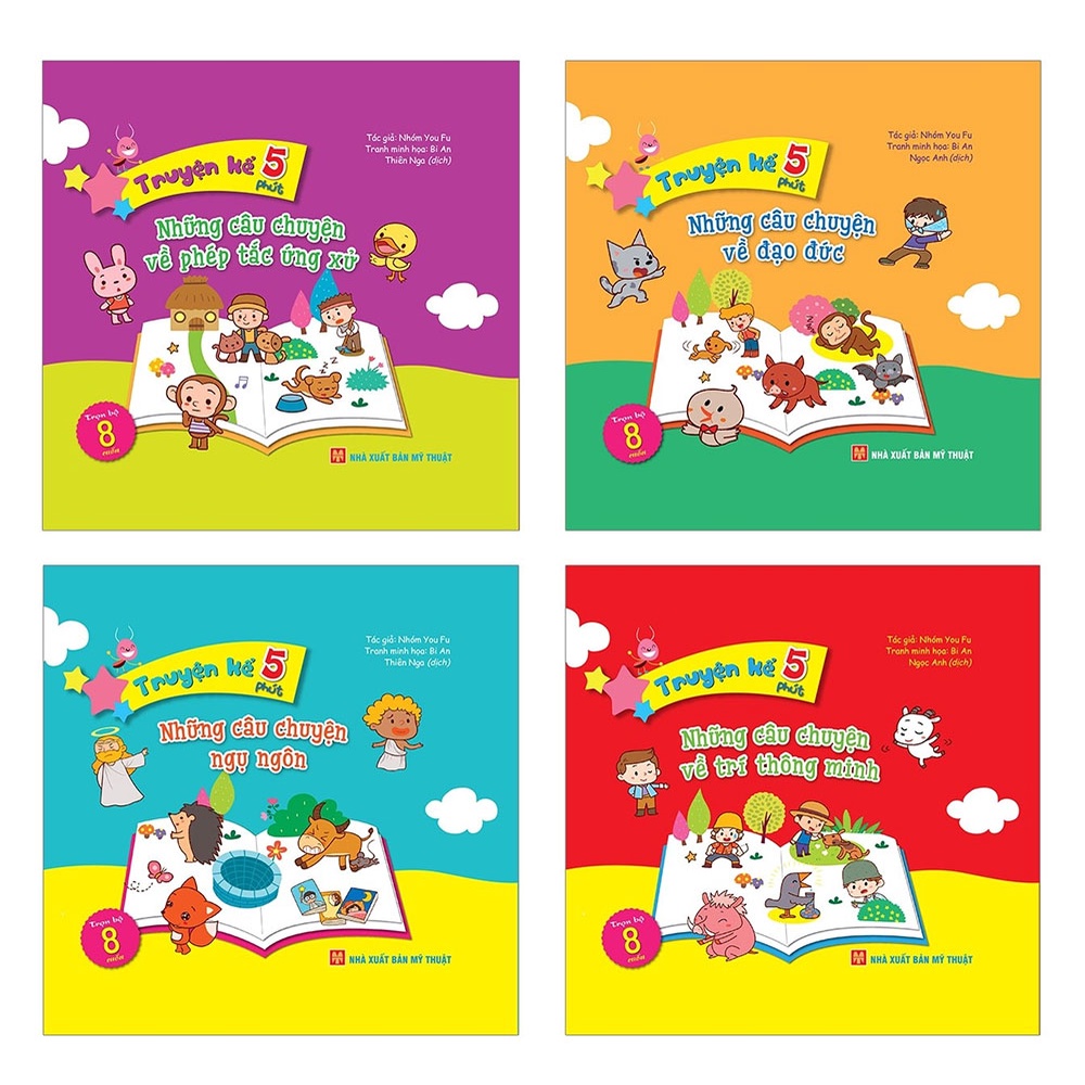Sách- Truyện Kể 5 Phút (Tập 1- 4 Cuốn)