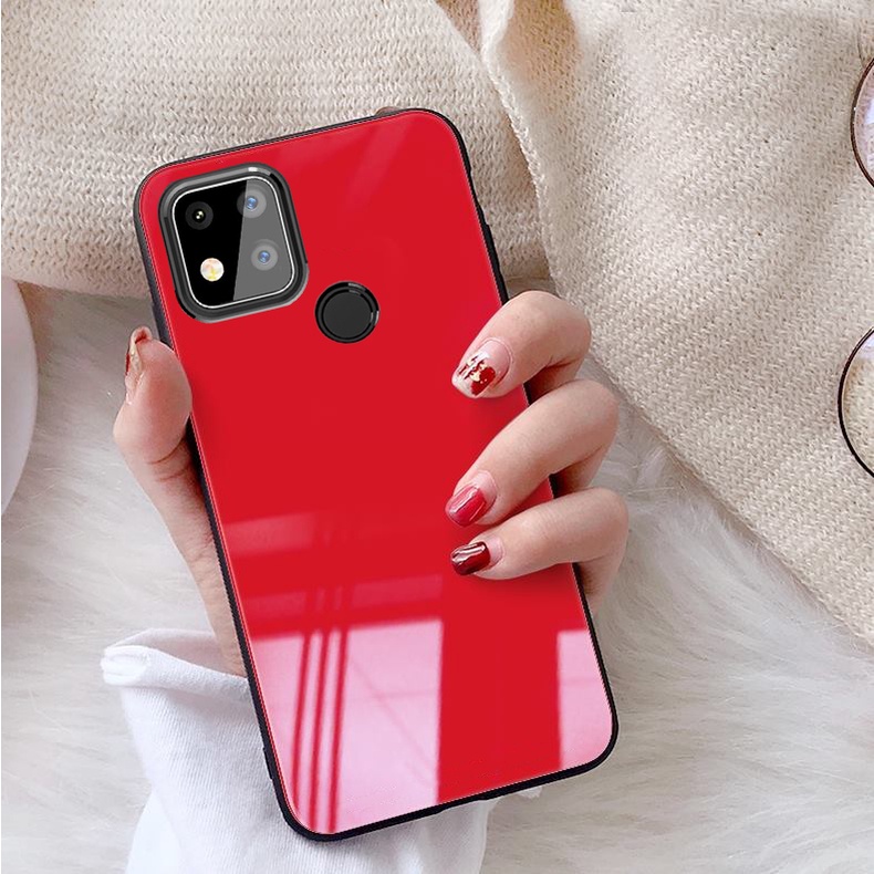 Ốp Lưng XIAOMI Redmi 9C, REDMI 10A Mặt kính gương sáng bóng cao cấp