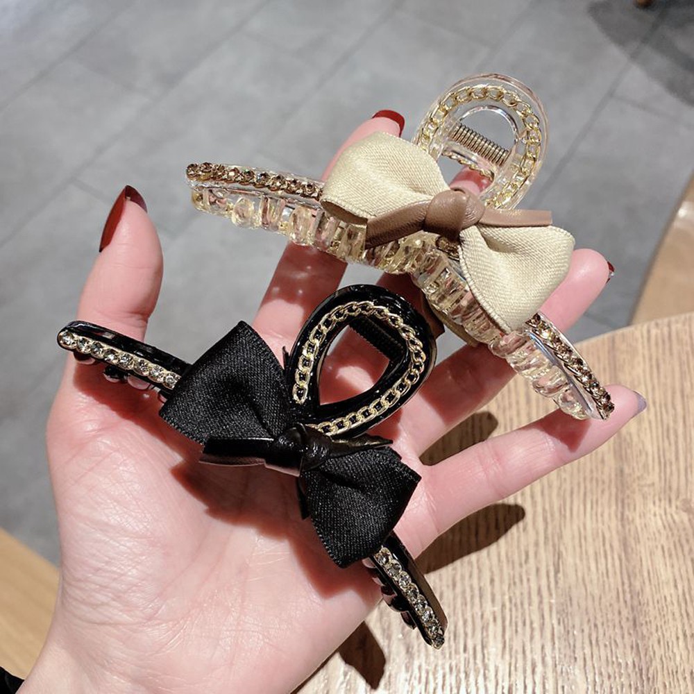 Kẹp Tóc Càng Cua Bằng Nhựa Nhiều Màu Thời Trang Cho Nữ