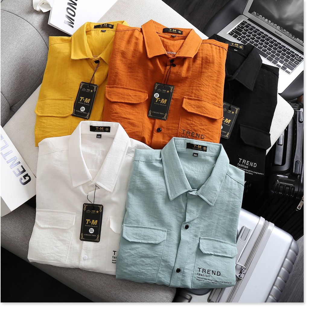 ÁO SƠ MI ĐŨI TAY DÀI,THIẾT KẾ HỌA TIẾT SIÊU NGẦU,CHẤT LIỆU VÃI THOÁNG MÁT 1HIT1 FASHION