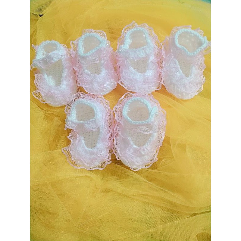 Giày len cho bé có dán đế