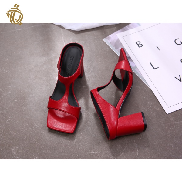 Giày gót vuông thời trang hè chất lượng cao