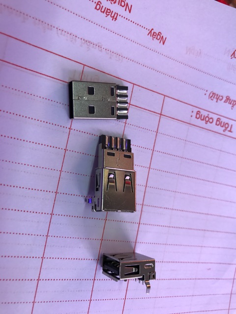 Chân căm USB đực cái