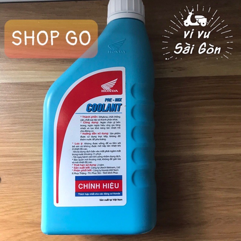 Dung Dịch Nước Làm Mát Xe Tay Ga Chính Hãng Honda 500ml || Pre Mix COOLANT Chính Hãng Honda