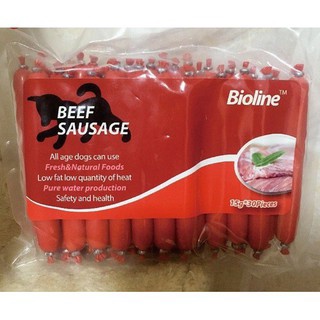 Xúc xích cho chó mèo bioline vị bò và gà