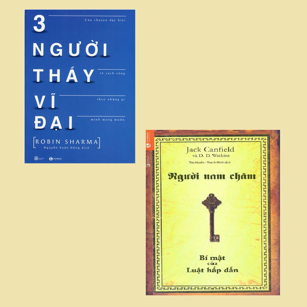 Sách - Combo Người Nam Châm + Ba Người Thầy Vĩ Đại