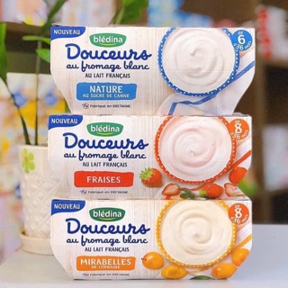 Sữa chua phomai Bledina Douceurs [Date T2/2021]