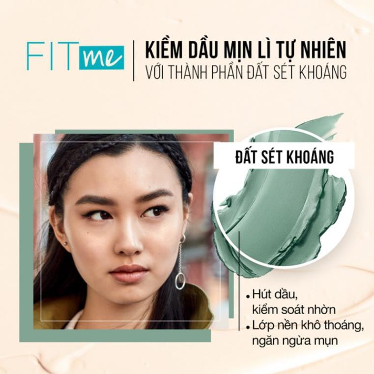 Kem Nền Maybelline Mịn Nhẹ Kiềm Dầu Chống Nắng Matte Poreless Foundation SPF 22 30ml