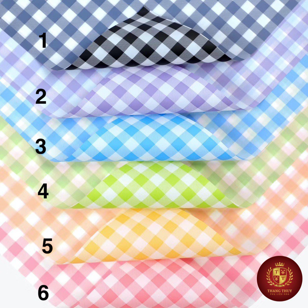 Giấy gói hoa và quà tặng handmade Bóng mờ caro classic 60cm x 60cm 20 tờ