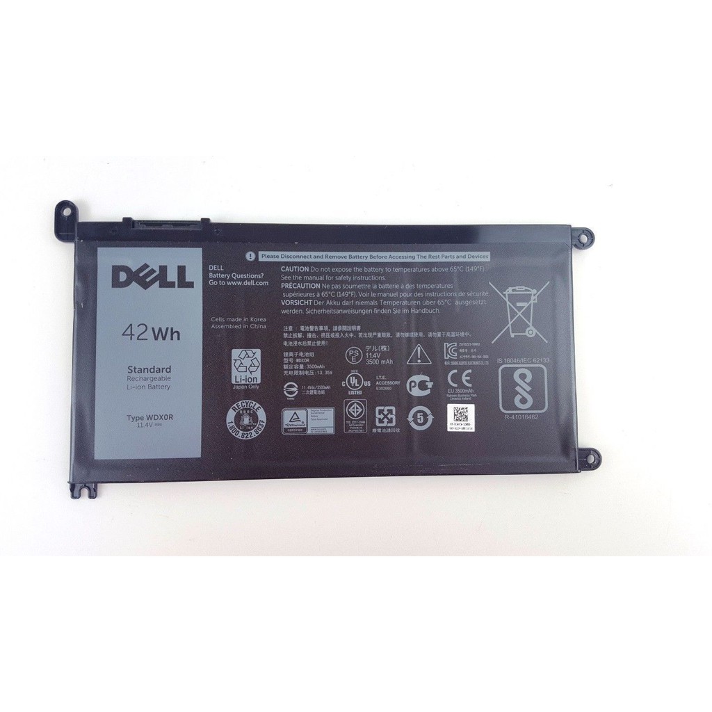 Pin laptop Dell Inspiron 15 5568 7560 5567 13 5378 5379 7368 42Wh WDXOR