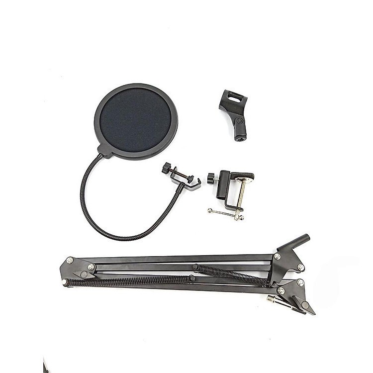 Màng Lọc Âm và Chân Kẹp Mic Thu Âm FREE SHIP Giá Đỡ Mic Livestream - Kẹp Bàn Treo Mic và Màng Lọc Âm . Bảo Hành 12 TH