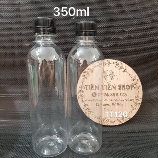 Chai nhựa pet mềm 350ml nắp vặn