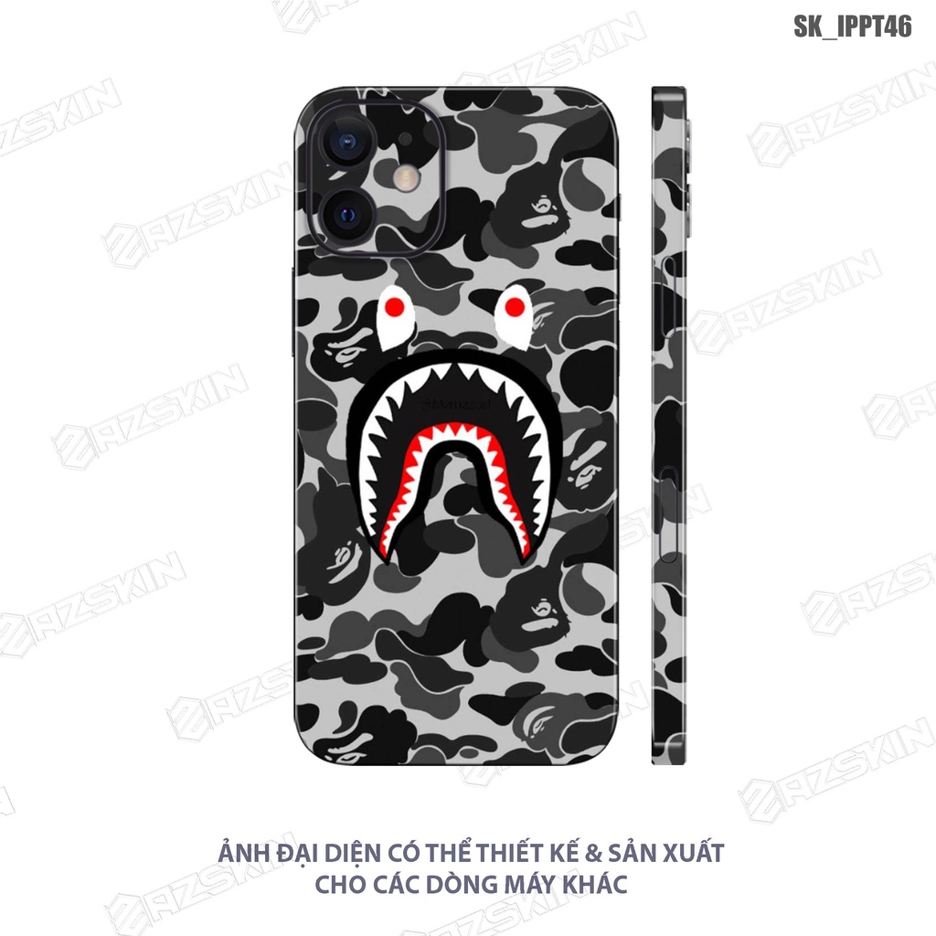 Miếng Dán Skin Partten Độc Lạ Dành Cho Mọi Dòng IPhone |SK_IPPT46| Chất Liệu Skin 3M Cao Cấp, Hình Sắc Nét khuôn Cắt CNC