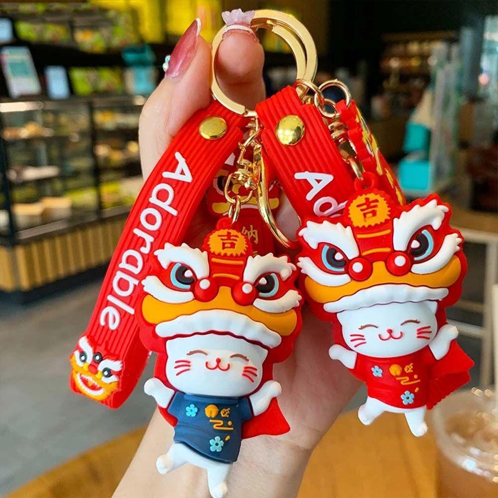 Móc Khóa Hình Sư Tử Bằng Silicone DIY