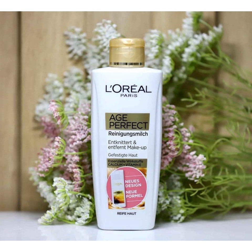 SỮA RỬA MẶT CHỐNG LÃO HOÁ L'OREAL AGE PERFECT- chống nhăn, chống lão hoá dành cho tuổi từ 25 trở lên hàng Đức