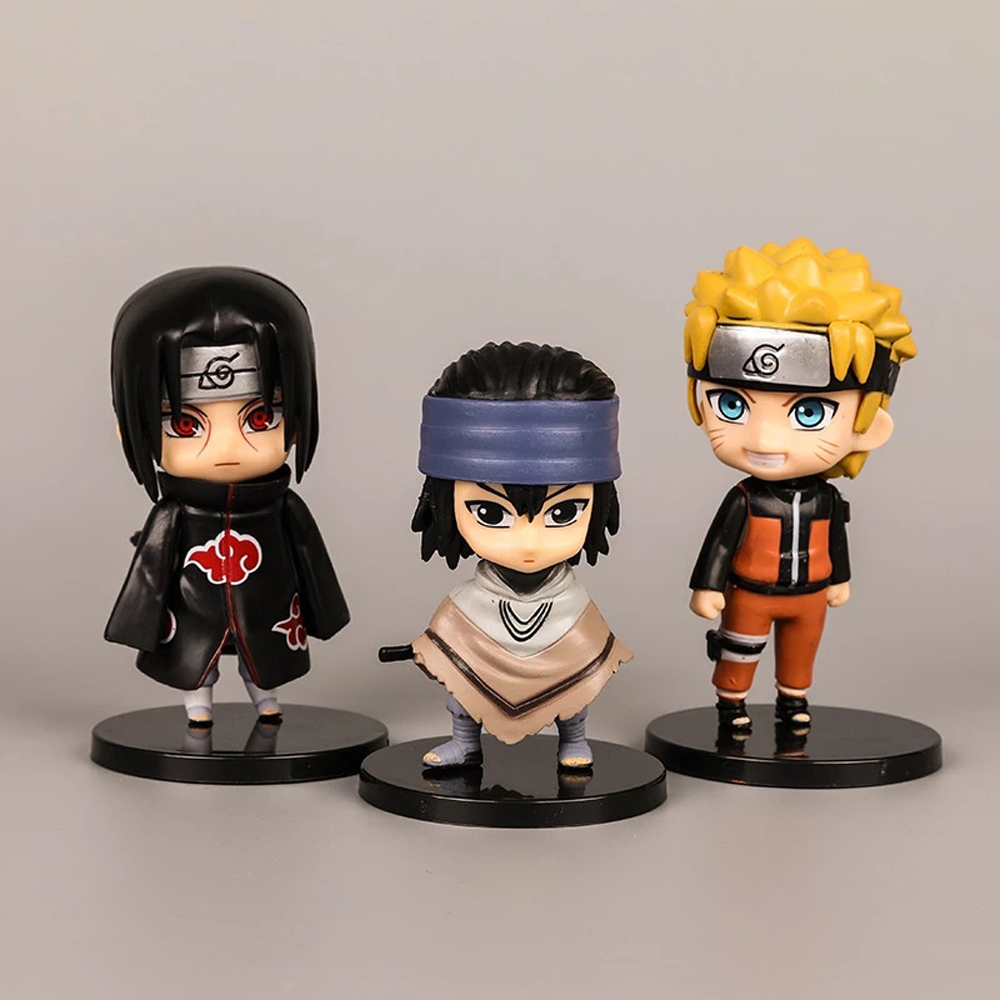 Set 6 Mô Hình Nhân Vật Naruto 10cm