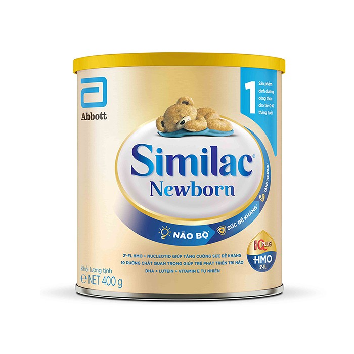 Sữa Similac Newborn IQ plus HMO số 1 400g