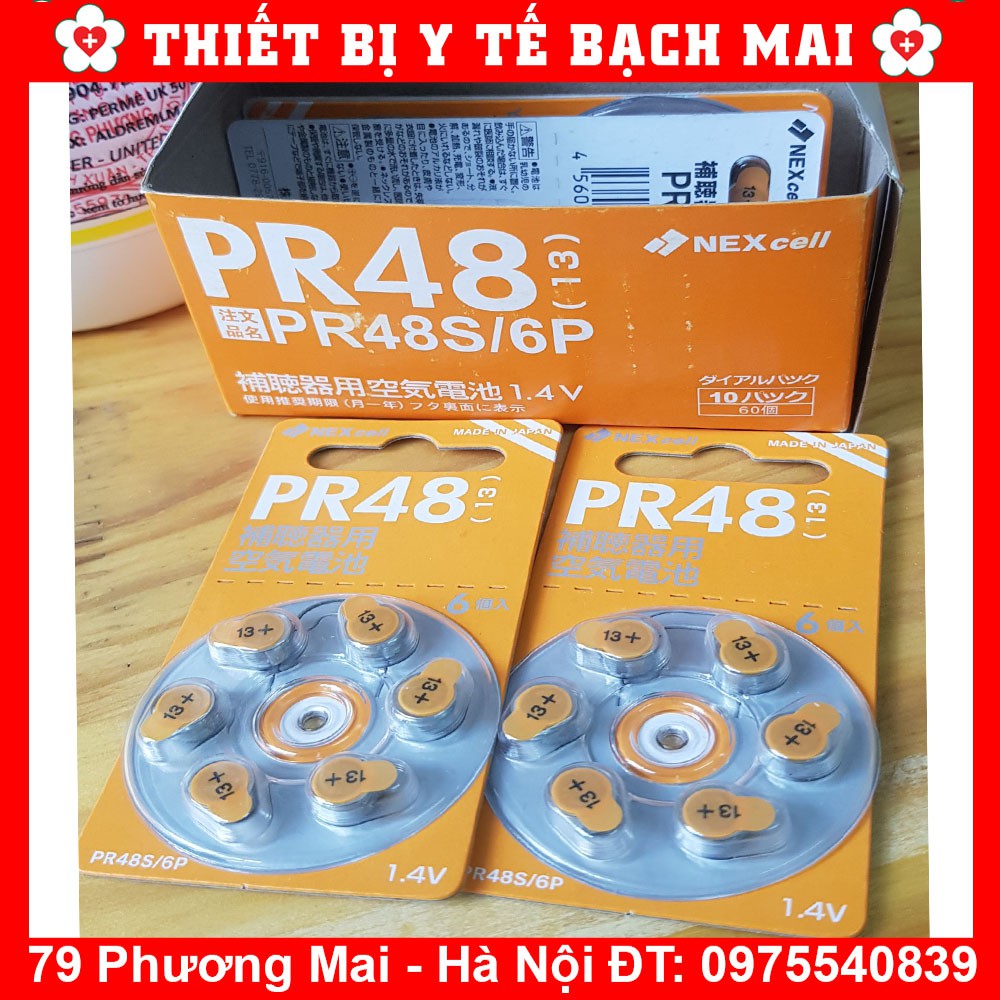 Pin Máy Trợ Thính P13 PR48 NEXcell [Made In Japan]