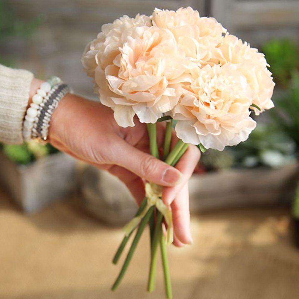 DORAW Bó 5 Bông Hoa Giả Trang Trí Tiệc Cưới