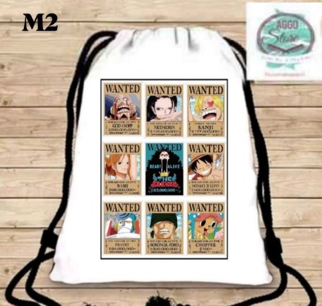 Balo Dây Rút One Piece - Đảo Hải Tặc