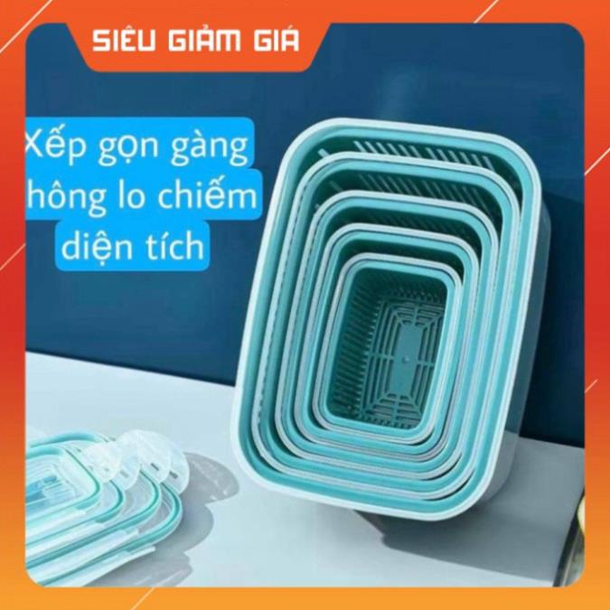 [ ĐỔ SỈ] HỘP ĐỰNG ĐỒ BẢO QUẢN TỦ LẠNH - Bộ set 5 rổ hộp đựng đồ tủ lạnh đa năng thông minh cao cấp