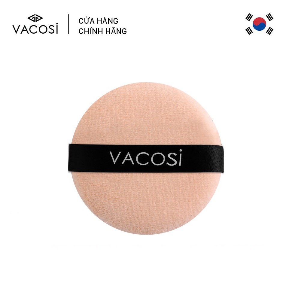 BÔNG PHẤN KHÔ VACOSI LARGE ROUND PUFF BP09 - TRÒN SIZE LỚN