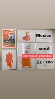 Flashcard ACADEMY STARS 1 (Size A5 ép plastics)