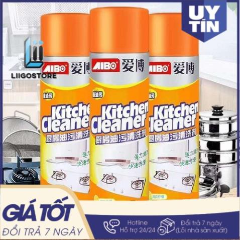 [SIÊU KHUYẾN MÃI]  Bình xịt bọt tuyết tẩy rửa siêu sạch mầu cam kitchen cleaner nhà bếp 500ml