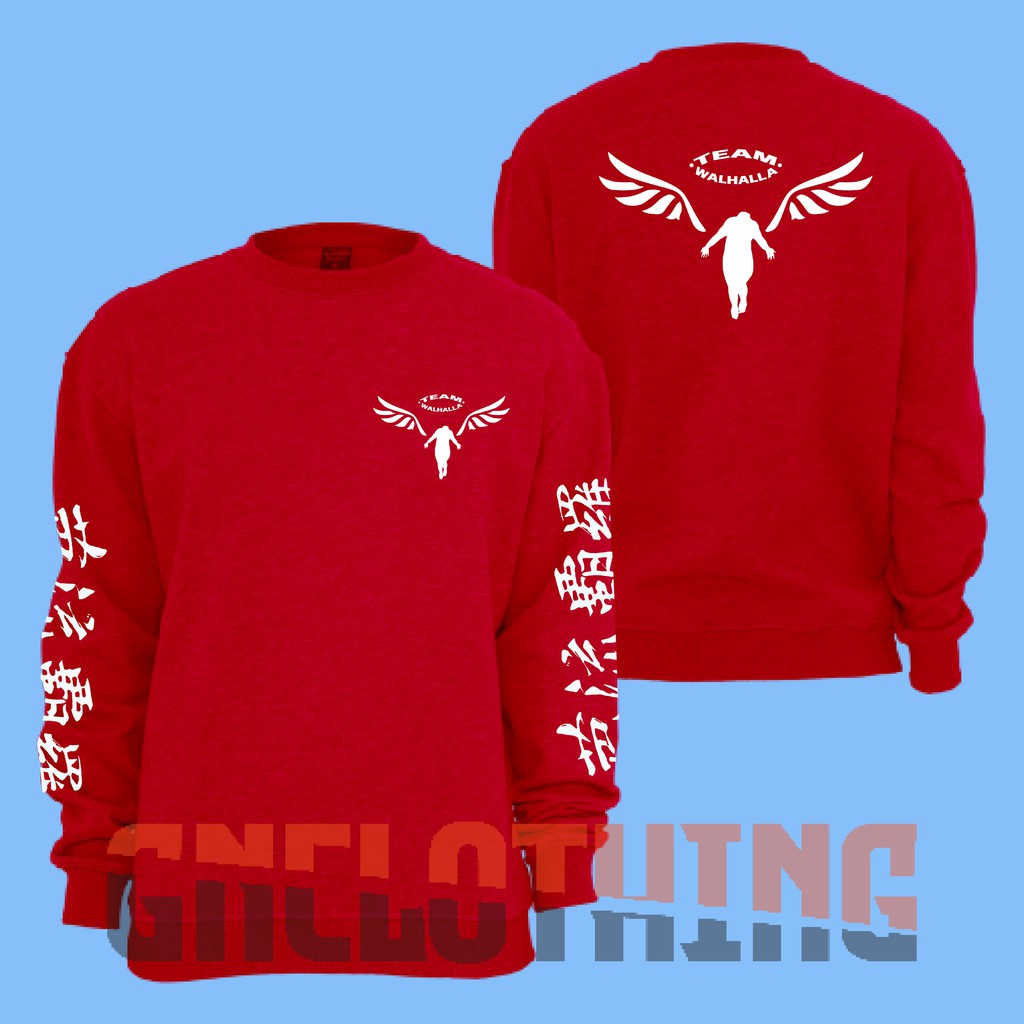 Áo sweater cổ thuyền ANIME TOKYO REVENGERS VALHALLA Teaam - GN | BigBuy360 - bigbuy360.vn