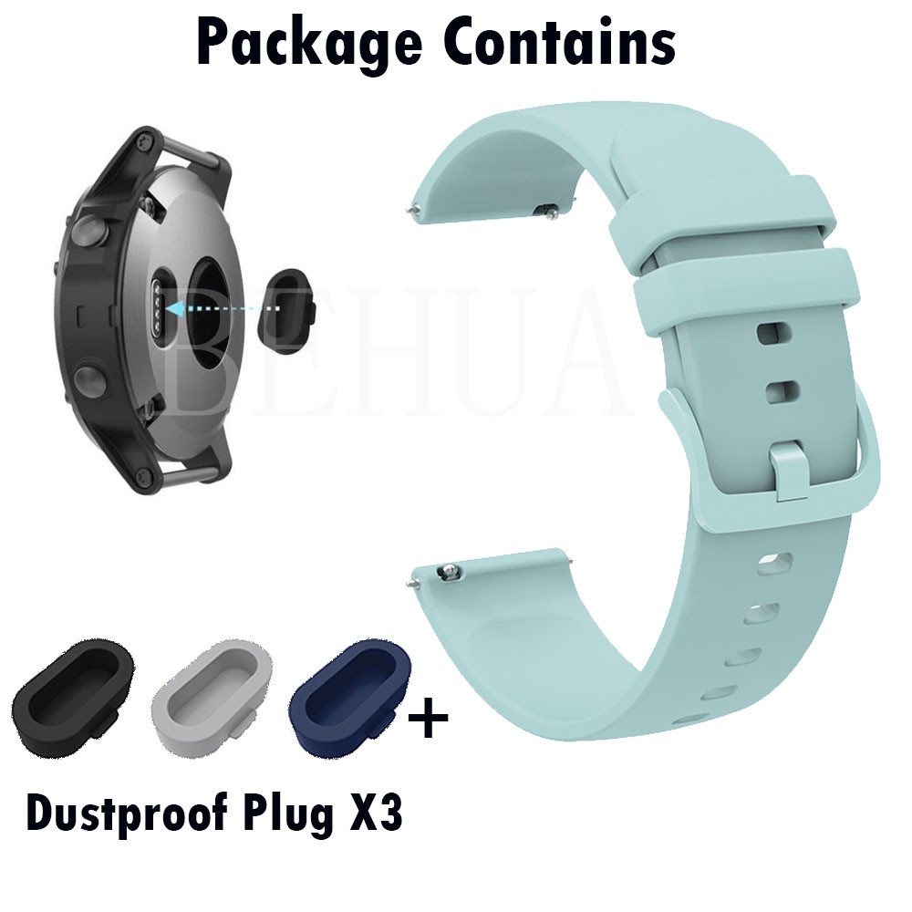 Dây Đeo Tay Bằng Silicone 18mm 22mm 20mm Cho Garmin Vivoactive 3 4 4S Venu 2 2S Forerunner 245M