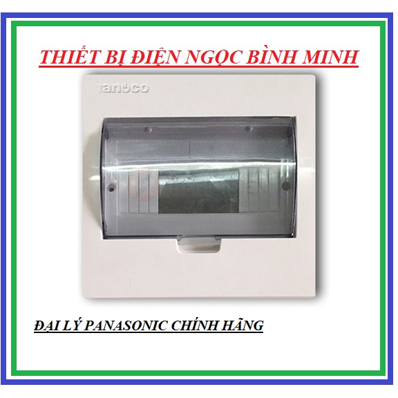 Tủ điện Panasonic NDP108 mặt nhựa - đế kim loại