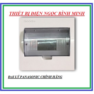 Tủ điện Panasonic NDP108 mặt nhựa - đế kim loại