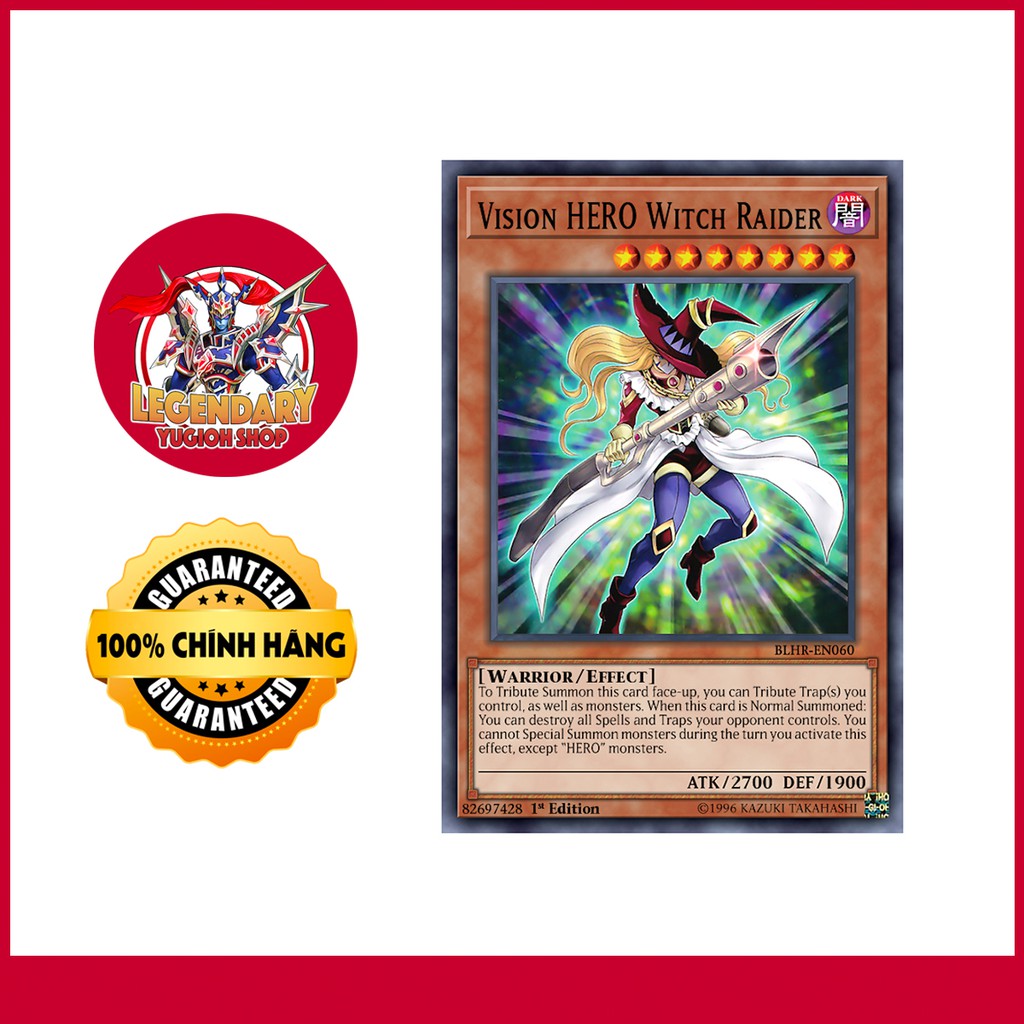 [EN-JP][Thẻ Bài Yugioh Chính Hãng] Vision Hero Witch Raider