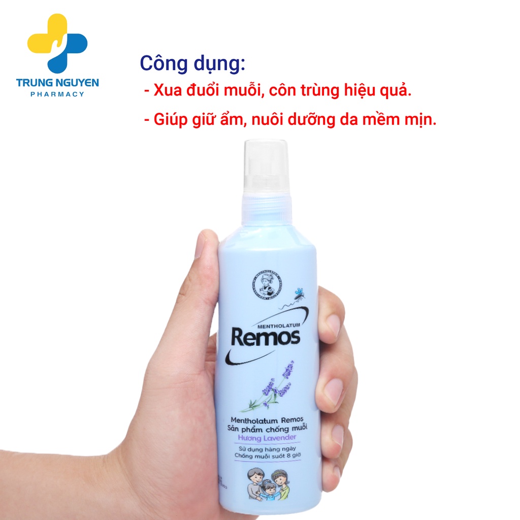 Xịt chống muỗi Remos Lavender (150ml)