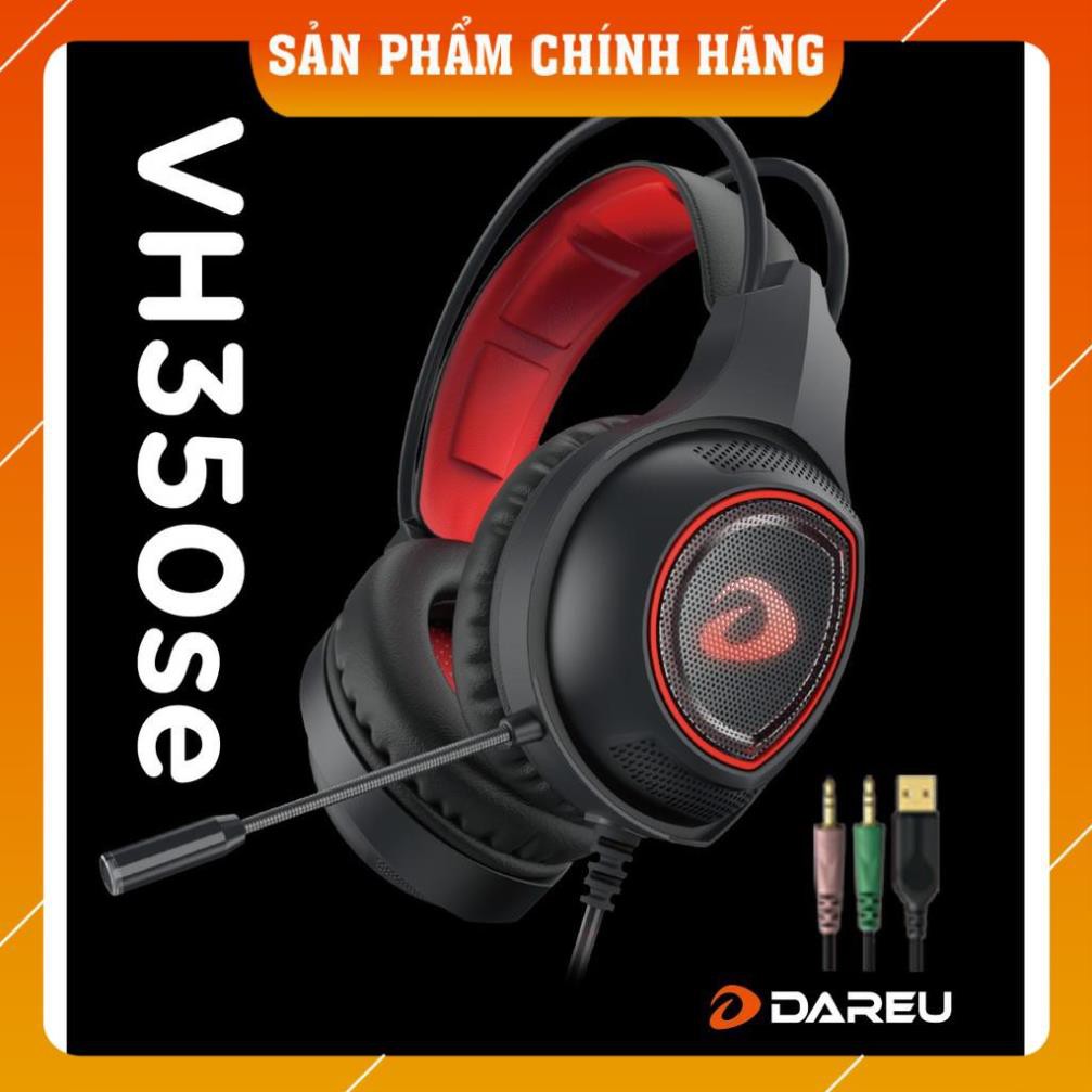 [SẴN HÀNG] Tai Nghe chơi game DareU VH350SE jack 3.5 Âm Thanh Sống Động - Chính hãng BH 12 tháng [LỖI 1 ĐỔI 1] | BigBuy360 - bigbuy360.vn