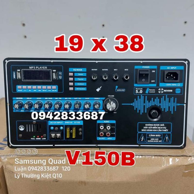 Mạch Loa Kéo V150B Reverb Nguồn Xuyến 19x38