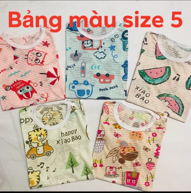 [Xả kho] Bộ cotton sợi tre cho bé trai/ bé gáiFREESHIP-Từ 250KBộ cộc sơi tre cho bé