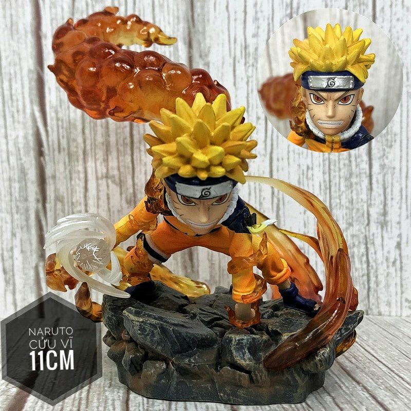 [SẴN] MÔ HÌNH NARUTO 1 ĐUÔI TO 11CM FULLBOX ẢNH THẬT KHÁCH FEEDBACK