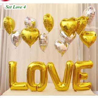 Bộ chữ LOVE Trang trí phòng cưới phòng tân hôn