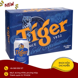 Thùng 24 lon bia Tiger 330ml