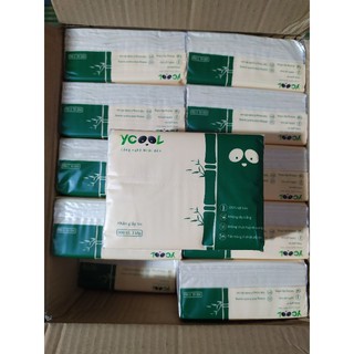 Giấy gấu trúc khăn giấy tre YCOOL ( 10 GÓI )