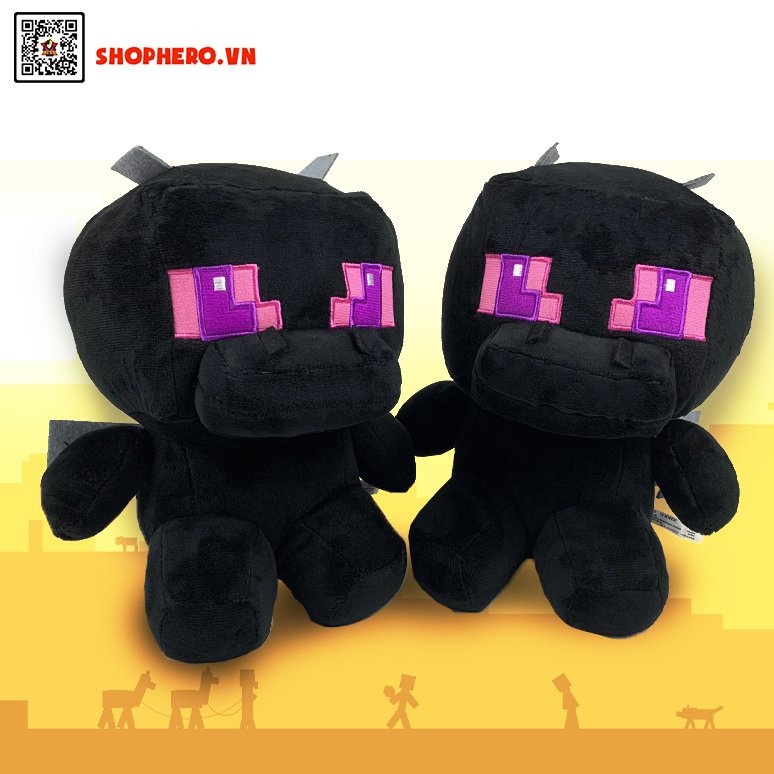 Gấu bông minecraft rồng ender chibi