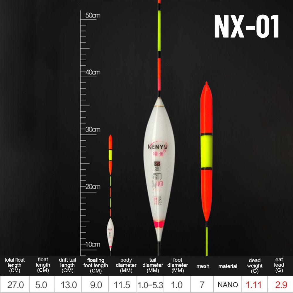 PISTA Set 4 Phao Câu Cá Dạng Ống Chống Trượt