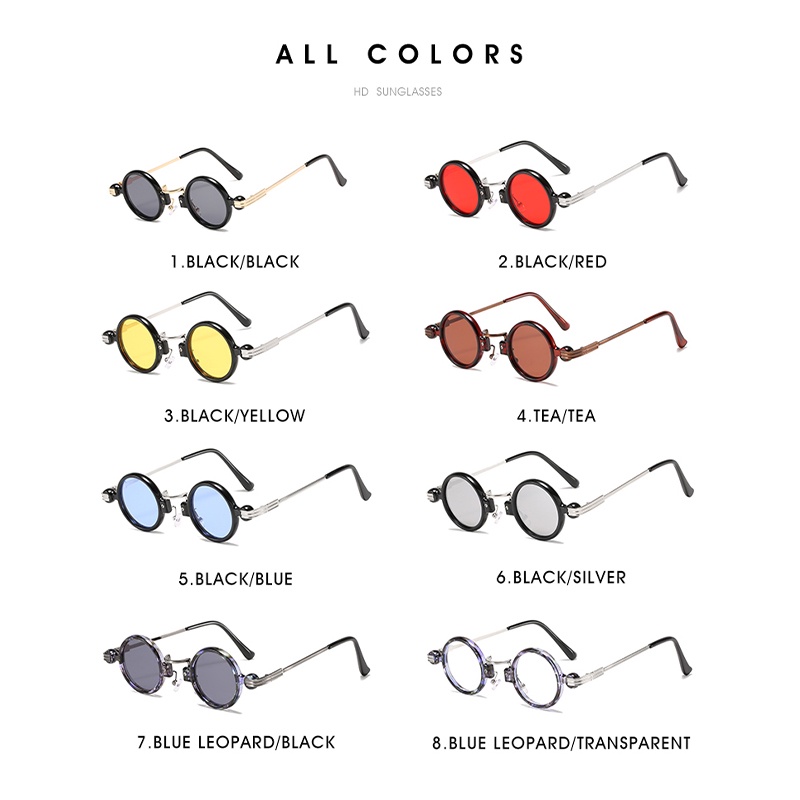 Kính Mát RZ1249 Thời Trang Retro Cho Nam Nữ